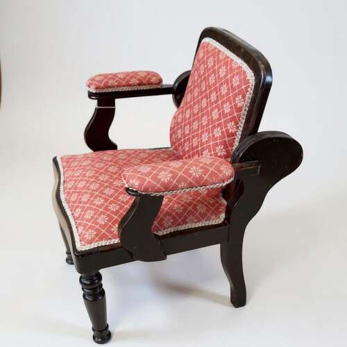 Victorian Ratchet-back Carver Antique Chair