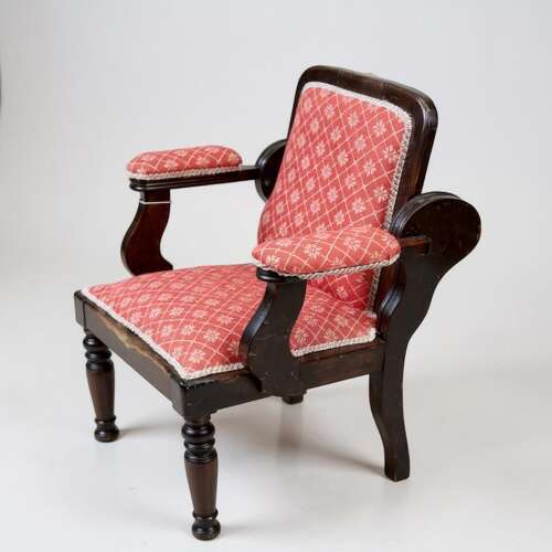 Victorian Ratchet-back Carver Antique Chair