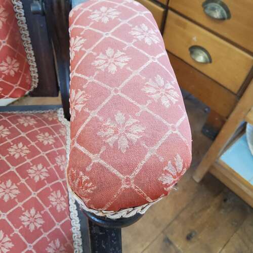 Victorian Ratchet-back Carver Antique Chair